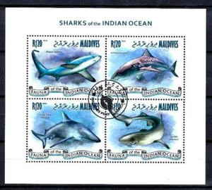 Animaux Requins Maldives 2016 (299) Yvert n° 4321 à 4324 oblitérés feuillet - Bild 1 von 1