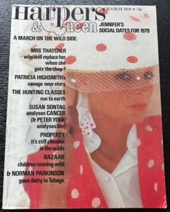 Harpers & Queen March 1979 Susan Sontag - Patricia Highsmith - Norman Parkinson - Imagen 1 de 1