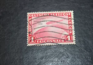 Deutsches Reich Nr.496 1 Mark Zeppelin Chicago-Fahrt gestempelt - Bild 1 von 1
