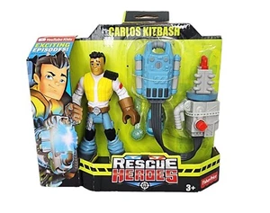  Rescue Heroes *CARLOS KITBASH* Figure & Accessory 2018 Fisher Price Mechanic - Picture 1 of 7