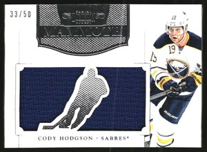 2011-12 Dominion Mammoth Jerseys #2 Cody Hodgson Jersey /50