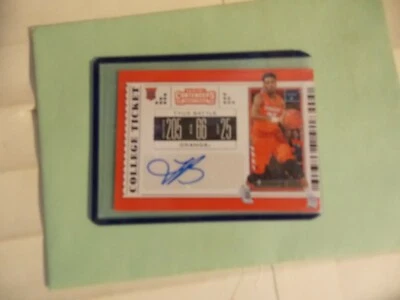 2019-20 Contenders Draft Picks Tyus Battle College Ticket Rookie RC Auto  - Image 1 of 2