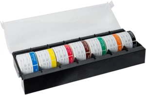 Food Storage Labels in Dispenser Large 50mm Day Dot Rolls 500 Square Stickers - Picture 1 of 3