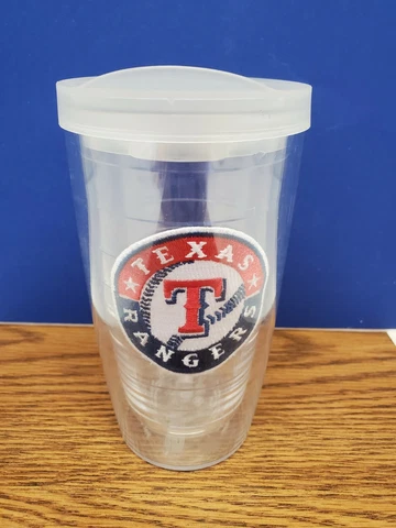 Tervis Tumbler MLB Texas Rangers 16 oz Insulated Cup Glass With Clear Lid Cover