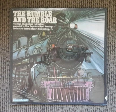 RUMBLE AND THE ROAR SAGA OF AMERICAN RAILROADING train LP album FACTORY SEALED  - Image 1 of 2