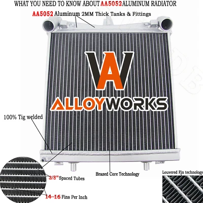 99610613151 2 filas radiador lateral izquierdo para 97-04 2000 Porsche 911 996 Boxster 986 Foto 1 de 4