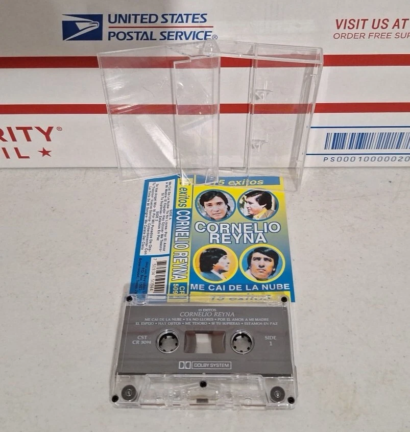 Cornelio Reyna 15 Exitos Me Cai de la Nube Cassette Tape Norteno Ranchera - Image 1 of 4