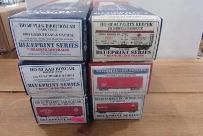 HO Scale (6) Branchline Trains Assorted Freight Cars Kit Lot#2953 - Image 1 of 4