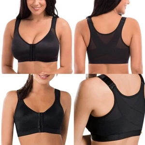 Women's Fitness Sports Bras Tank Tops Shockproof Running Yoga Crop Vest  - Picture 1 of 15