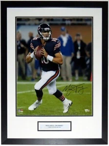 MITCHELL TRUBISKY ORSI AUTOGRAFATI 16X20 FOTO FANATICI COA PIATTO INCORNICIATO PERSONALIZZATO - Foto 1 di 4