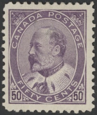 1903 Canada #95 50c King Edward VII, MH F/VF - Image 1 of 2