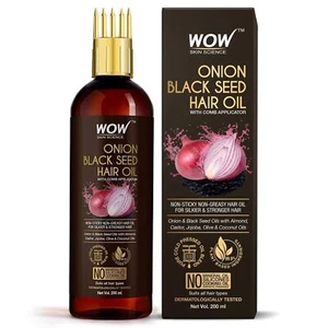 WOW Skin Science Onion Hair Oil for Hair Fall Control & Helps Promote Hair 200ml