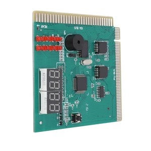 Pc Diagnostic Card 4 Digit Standard Pci Isa Port Dual Post Code Display De AM - Afbeelding 1 van 22