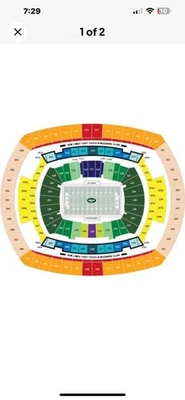 2 NEW YORK JETS VS MIAMI DOLPHINS SEC 118, ROW 31 PLUS PARKING 12/7/25 - Image 1 of 2