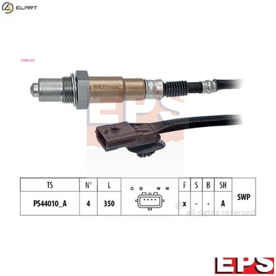 LAMBDA SENSOR 1.998.310 FOR RENAULT CLIO/IV/Sport/Tourer/SPORT/TOURER/MIO 1.6L - Image 1 of 4