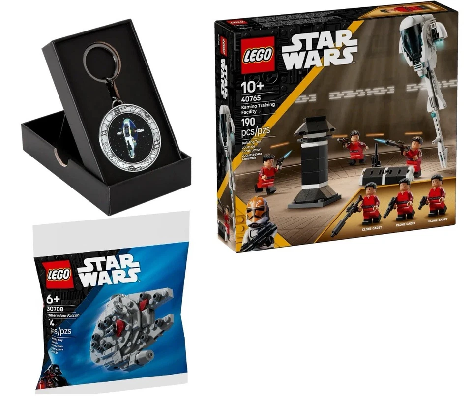 LEGO Star Wars Kamino Training Facility 40765 Keychain & Falcon 30708 PRE ORDER - Image 1 of 1