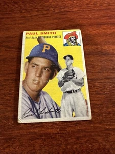 Paul Smith 1954 Topps #11 en muy buena condición - Imagen 1 de 2