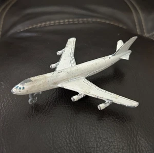 Vintage Dyna Flites Boeing 747 Made in Hong Kong White Commercial Airliner Toy - Bild 1 von 3