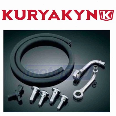 Kuryakyn Bluegrass Breather Kit for 1993-2009 Harley Davidson FXDL Dyna Low zq Foto 1 de 4