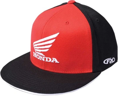 Factory Effex Honda Big Wing Flexfit Hat - 1588344 Black/Red Sm-Md - Image 1 of 2