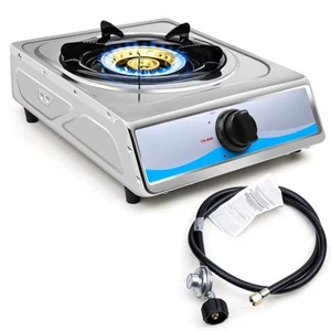 Propane Gas Cooktopsingle Burner Gas Stove Stainless Steel Portable G - Picture 1 of 8