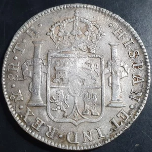 Mexico Spanish Colonial 8 Reales Carol Carolus IIII 1805 Mo TH Mexico City Mint - Picture 1 of 6