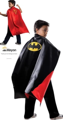 DC Comics Originals Rubies Super Hero Cape, Batman/ Superman, Child, One Size - Image 1 of 4