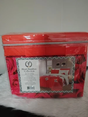 Hotel Bamboo Collection 18000 6Piece Sheet Set Queen New Package Multicolor USA - Image 1 of 4