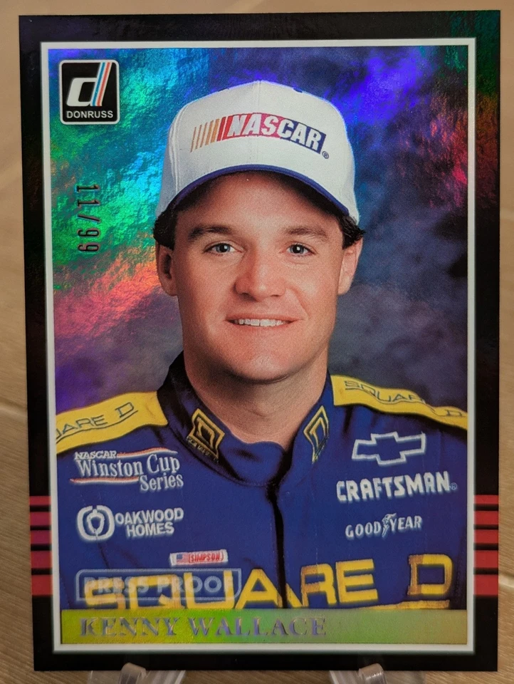 2018 Donruss Press Proof Gold SP 11/99 Kenny Wallace - Image 1 of 1