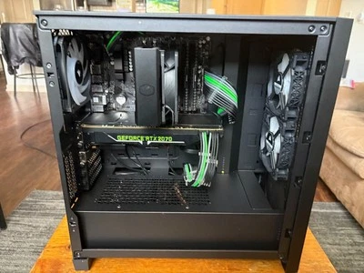PC Gaming 2070 Refrigerado por Aire Verde RGB Corsair icue Foto 1 de 4