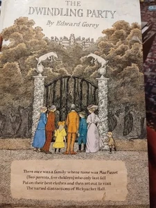 The Dwindling Party by Edward Gorey Pop-Up Book 1st Edition 1982 Random House - Picture 1 of 8