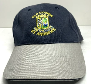 Old Course St. Andrews Strapback Hat Adult One Size Navy Scotland Golf Course - Picture 1 of 7