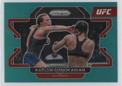 2022 Panini Prizm UFC Teal Prizm /49 Katlyn Cerminara Katlyn Chookagian #64 - Image 1 of 2