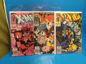 Lote The Uncanny X-Men #260, 261 263 Quiosco (Marvel Comics Abril 1990) M10 - Imagen 1 de 5