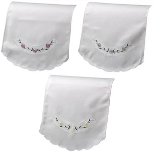 Sillón de flores antimacassar sofá rosa protector muebles vieira pañal - Imagen 1 de 7