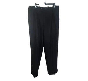 Nordstrum J.B. Britches Men's Black Pure Virgin Wool Pants USA 36x31 - Picture 1 of 9