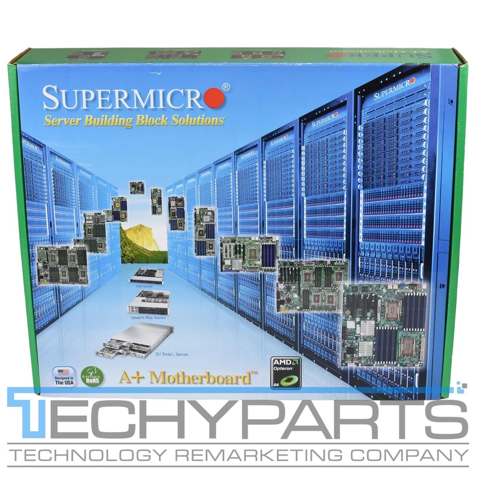 NEW Supermicro H8DA3-2 Dual AMD Opteron Socket F (1207-pin) E-ATX Motherboard - Image 1 of 1