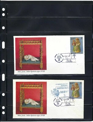 CHRISTMAS OF COLOMBIA, F.D.C- MUESTRA FILATELICA 'CASA CULTURA TULUA  1986 / 87  - Image 1 of 2