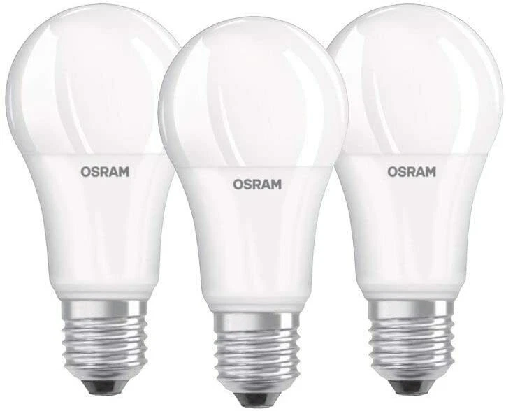 OSRAM LED BASE CLASSIC A E27 14W LED-Lampe - Warmweiß, 3 Stück