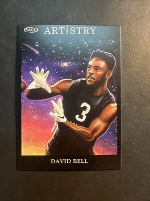 2022 Sage Hit Artistry Galaxy Rookie Card #112 RC David Bell Purdue Boilermakers - Image 1 of 4