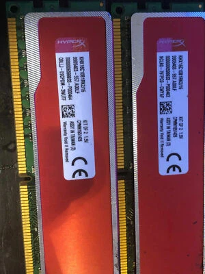 Kingston 16GB(2x8GB) KHX16C10B1RK2/16  HyperX RED DDR3-1600 **tested***MORE*78 - Image 1 of 4