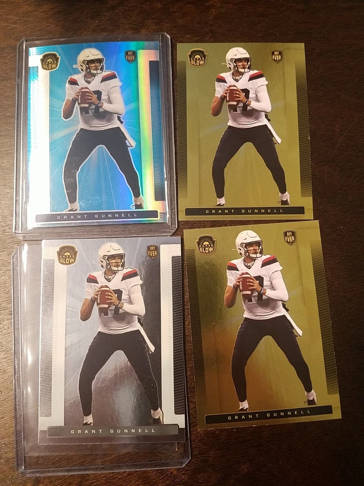 2021 Super Glow Inaugural Edition Grant Gunnell #22 Base Gold + Holo SP (4) - Image 1 of 1