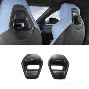 Carbon Fiber 2X Rear Seat Decorative Cover Trim For BYD SEAL EV 2023 2024 2025  - Foto 1 di 6