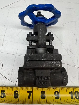 1/2" Velan Gate Valve Class 800 Carbon Steel Socket Weld S04-2054B-02TY-B-W4109 - Image 1 of 3