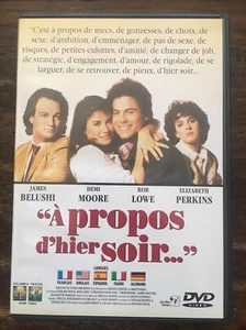 A PROPOS D’HIER SOIR … ROB LOWE, DEMI MOORE, JAMES BELUSHI ... DVD - Imagen 1 de 3