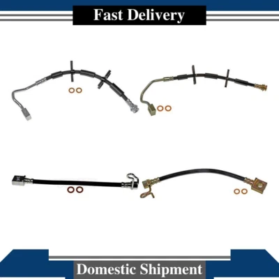4 Freno delantero trasero manguera hidráulica línea de freno Dorman para Ford Lobo 2005 Foto 1 de 4