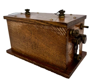 Antique Wooden Electric Coil Box - Ford Model T? - Picture 1 of 8