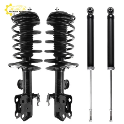 For 2010-2015 Toyota Prius Front Rear Complete Shocks Struts w/ Coil Springs Kit - Image 1 of 4