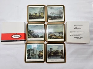 Pimpernel Deluxe Finish - Set of 6 Cork Backed Coasters - Eire Series 2 Ireland - Picture 1 of 20