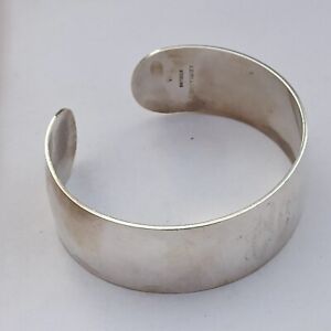 Vintage S.KIRK&SON Cuff Silver Cuff Bracelet Personalized Dated Anniversary 60s